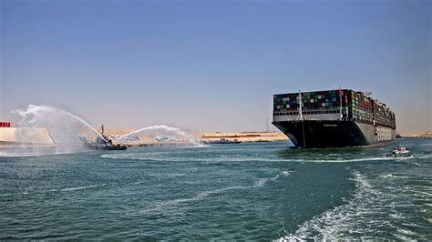 The Ever Given Has Finally Been Released From The Suez Canal