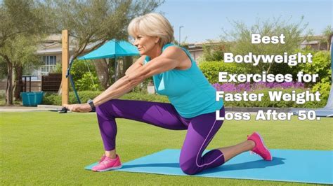 5 Best Bodyweight Exercises For Faster Weight Loss After 50 Youtube