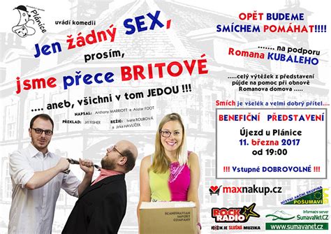 Jen žádný sex prosím jsme přece Britové Šumava Net CZ