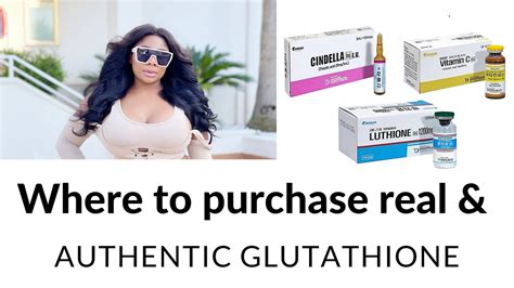 Where To Buy Real And Authentic Glutathione Injection For Skin Lightening Youtube