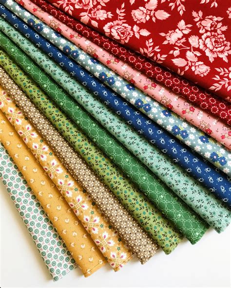 Lori Holt Home Town Fabric Fat Quarter Bundle 12pc Bundle Etsy