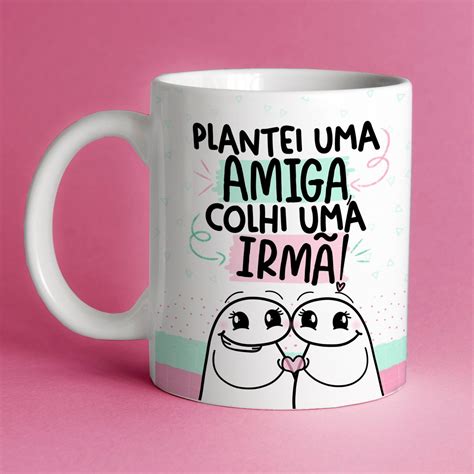 Caneca Engra Ada Meme Flork Amizade Elo Produtos Especiais