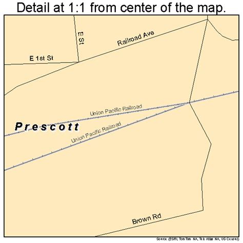 Prescott Washington Street Map 5356240