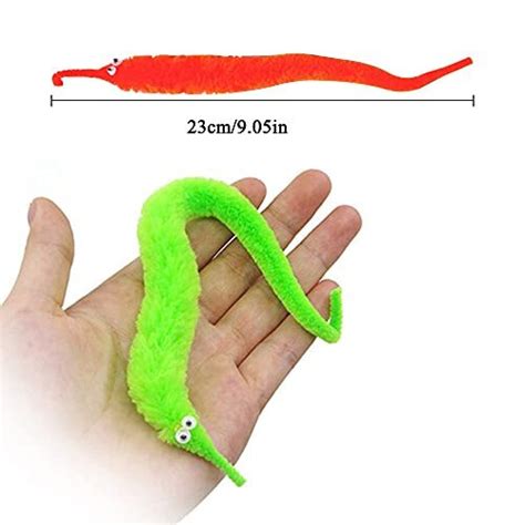 Pilikoll Youmen Pcs Magic Worm Toys Worms On Strings Wiggly Worm