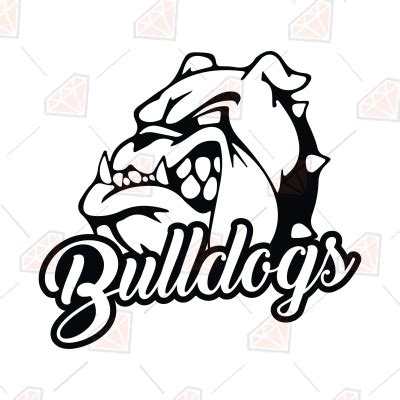 Georgia Bulldog Mascot SVG, PNG Clipart Files | PremiumSVG