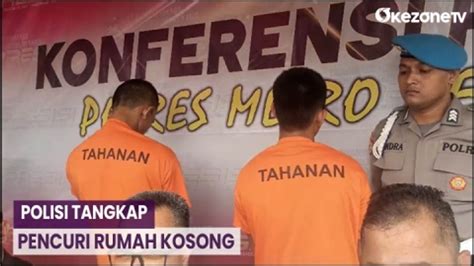 Polres Metro Depok Tangkap Pencuri Spesialis Rumah Kosong Video