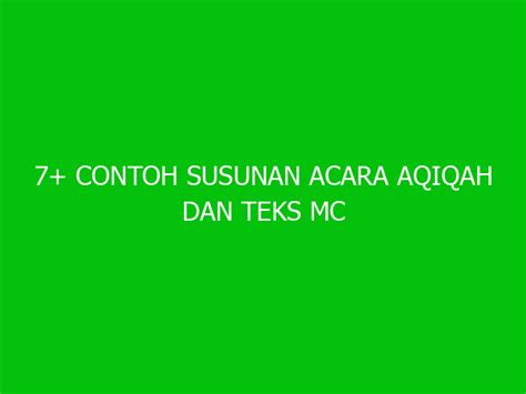 Contoh Susunan Acara Agustus Dan Teks Mc Rundown Ngelmu Hot Sex Picture