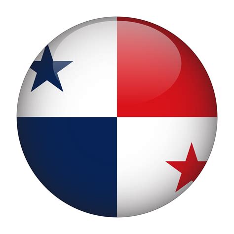 Panama 3d Rounded Flag With Transparent Background 15272034 Png
