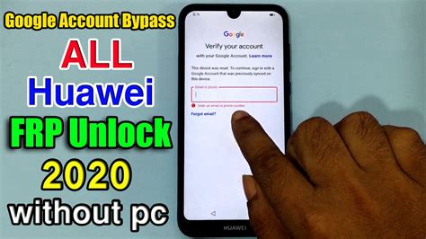 All Huawei Frp Unlock Huawei Google Account Bypass Android Emui