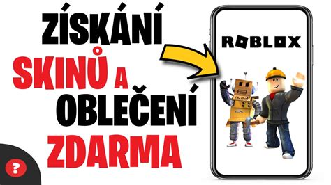 Jak ZISKÁT ZDARMA SKINY a OBLEČENÍ v ROBLOXU Návod Roblox Mobil