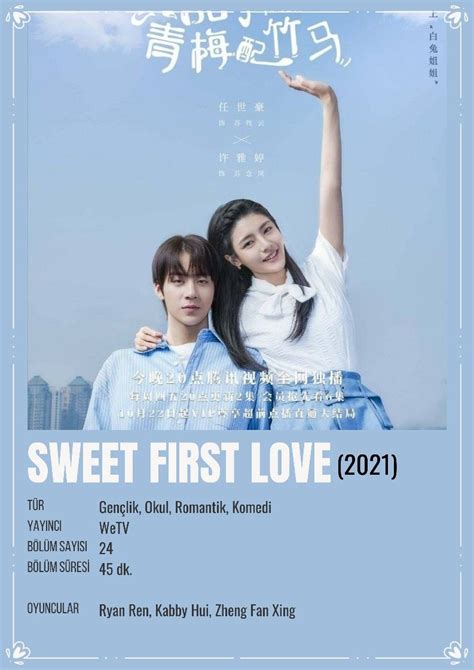 Sweet First Love Minimalist Poster Kore Dramas Romantik Dramalar