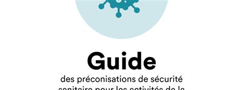 Guide Des PrÉconisations De SÉcuritÉ Sanitaire Pour Les ActivitÉs De La Production Audiovisuelle