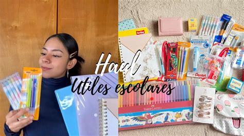 HAUL DE UTILES ESCOLARES 2023 YouTube