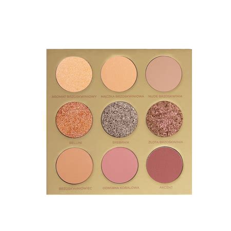 GlamBOX NUDE BRZOSKWINIA KOSMETYKI GLAM OCZY PALETY LIMITOWANE GlamBOX