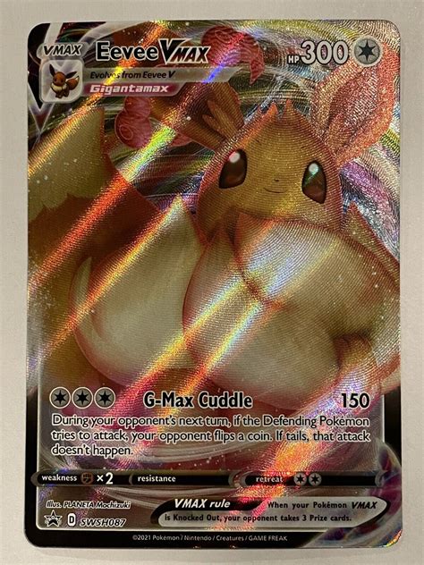 Pokémon Eevee VMAX SWSH Black Star Promo SWSH087 NM Values MAVIN