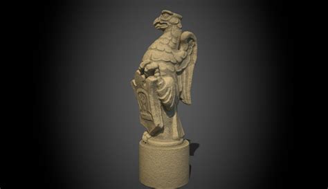 3D falcon statue - TurboSquid 1324730