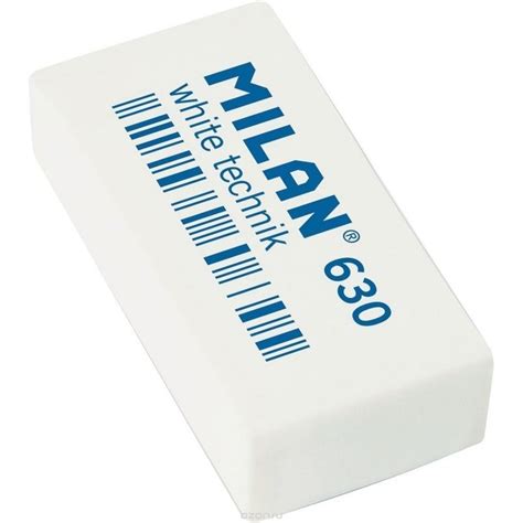 Milan Nata 630 Goma De Borrar Tecnica Rectangular Plastico Suave