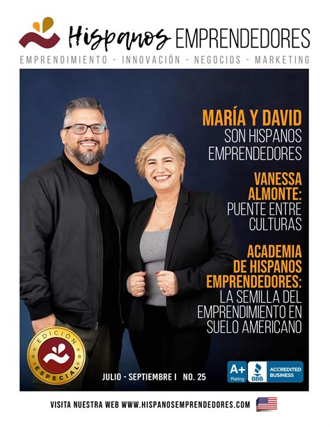 Mar A Y David Son Hispanos Emprendedores Edici N Hispanos