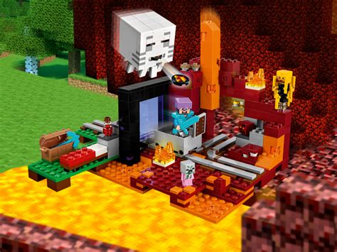 Конструктор Minecraft (Майнкрафт) 21143 Портал в Подземелье LEGO® (ЛЕГО ...