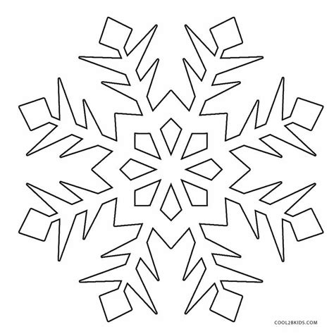 Schneeflocken-Malvorlagen – kostenlose Malvorlagen zum Ausdrucken