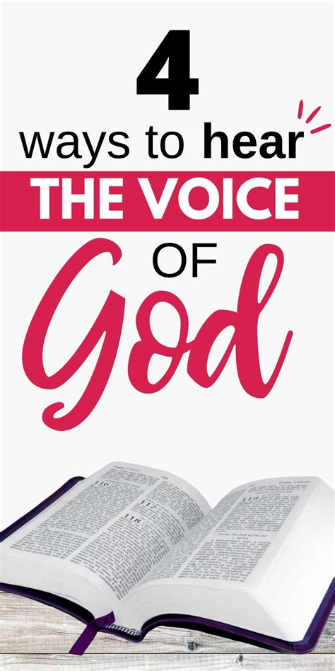 4 Ways To Know You Are Hearing God S Voice Artofit