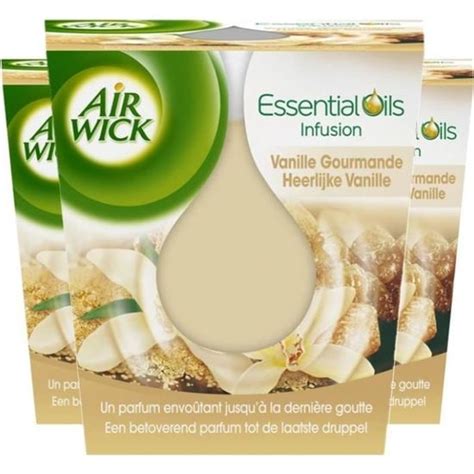 Air Wick Desodorisant Maison Bougie Parfumée Huiles Essentielles