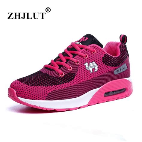 2017 Air Cushion Women Running Shoes Breathable Sneakers Men Walking