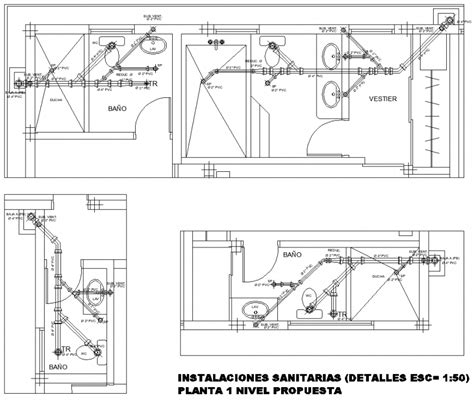 Plumbing Detail Plan Drawing In Dwg File Plumbing Layout Plumbing