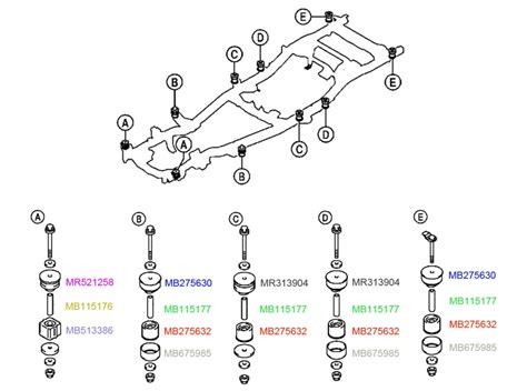 Замена подушек кузова — Mitsubishi Montero Sport (1G), 3 л, 2001 года ...