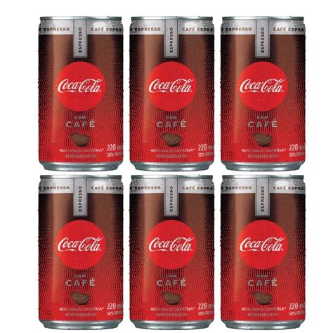 Coca Cola Cafe Espresso Lata 220ml Kit 6 Unidades Shopee Brasil