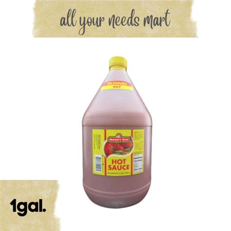 Mothers Best Hot Sauce Gal Lazada PH