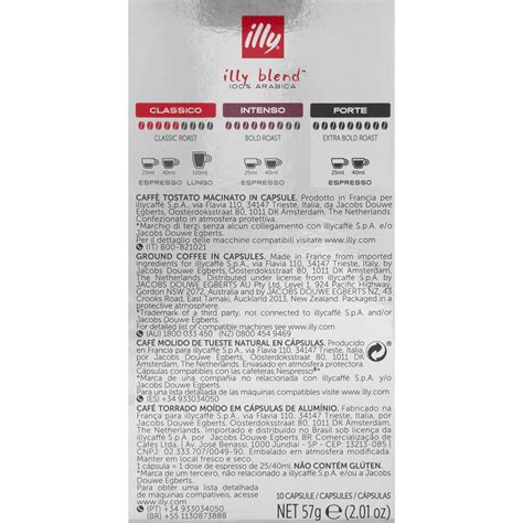 illy espresso forte capsules  pack  australian products