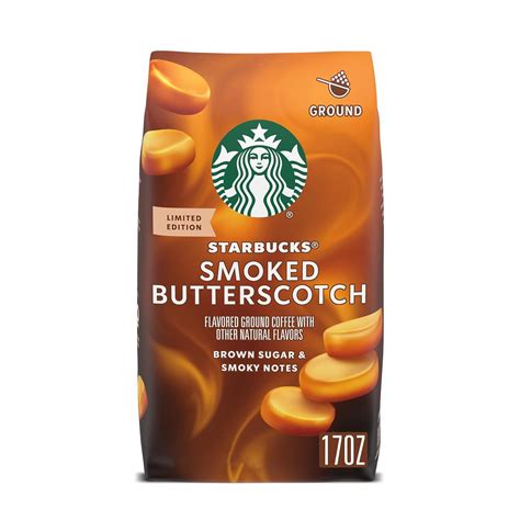 Starbucks Ground Coffee, Smoked Butterscotch Naturally Flavored Coffee