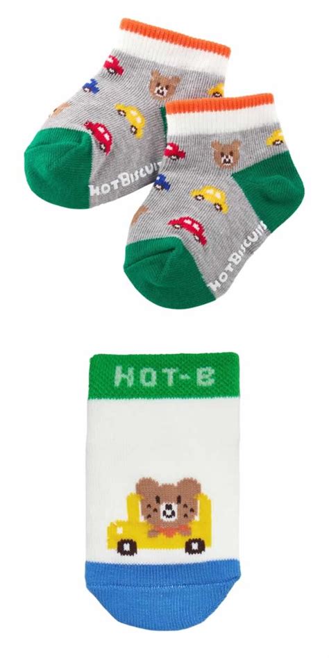 楽天市場ミキハウス ホットビスケッツ Hot Biscuits ローカットソックスパック2足セット メール便可靴下 男の子 女の子 この商品だけでのラッピングは出来ませんe 子供服ノン