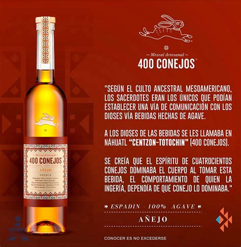 Mezcal 400 Conejos Anejo 750 Ml Ibarra Mayoreo