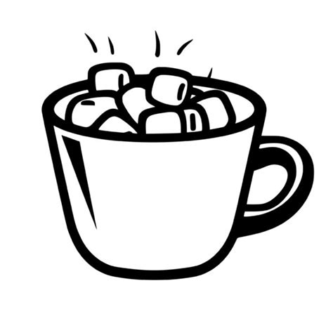 Hot Chocolate Mug Drawing