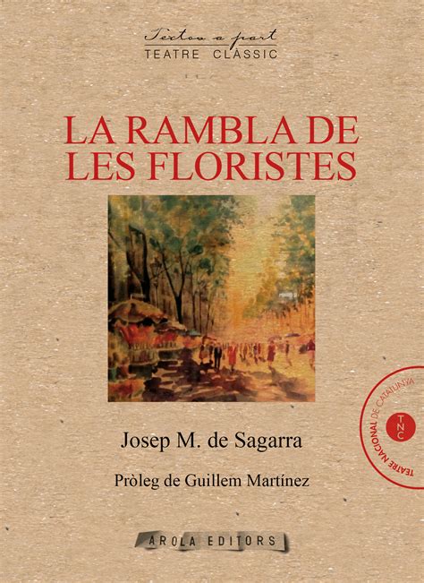 La Rambla De Les Floristes By Josep Maria De Sagarra Goodreads