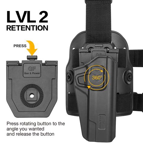 This New Level Ii Tactical Universal Drop Leg Holster Fits For Over 10