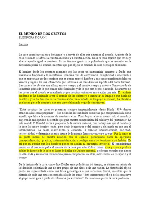 PDF El Mundo De Los Objetos 2 Doc DOKUMEN TIPS