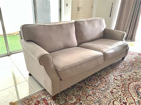 SSF Seater Nude Sofa Furniture Home Living Furniture Sofas On Carousell