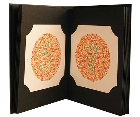 Ishihara Color Testing Book Plate