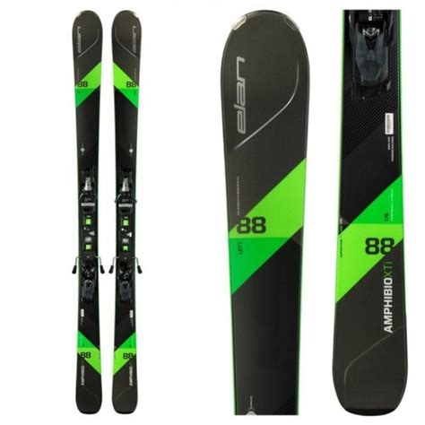 Elan Amphibio 88 Xti Skis With Elx Fusion 120 Bindings