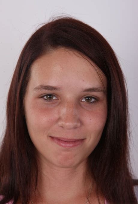 Brunette Amateur Strips Naked For A Shaved Pussy Closeup At Porn Audition CoedCherry