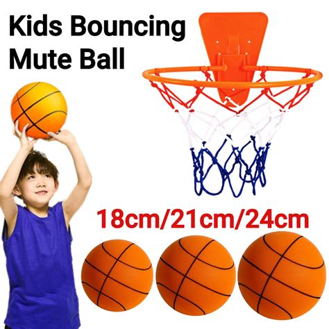 Cm Silent Basketball Squeezable Mute Bouncing Basketball Indoor