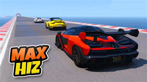 McLaren vs Porsche Ailesi Arabalar Max Hız Yarışında GTA 5 YouTube