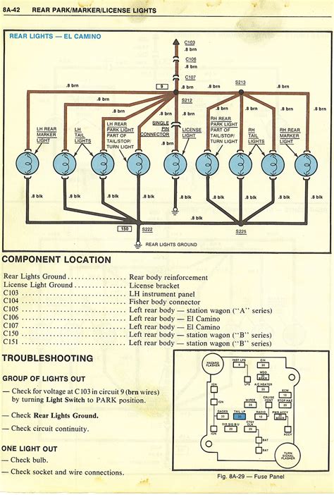 1980 El Camino Wiring Diagram