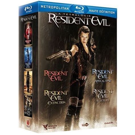 Blu Ray Coffret Int Grale Resident Evil Cdiscount Dvd