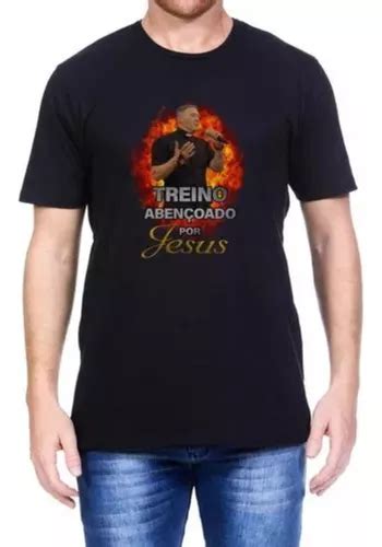 Camisa De Algod O Preta Treino Padre Marcelo Aben Oado Jesus Mercadolivre