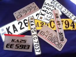 Uniform number plates across Karnataka soon | coastaldigest.com - The ...