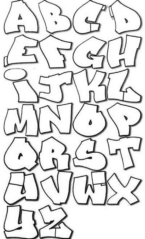 Graffitie: alphabet graffiti bubble